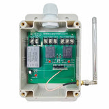 8 Buttons Transmitter To Control Four AC Receivers with Self-locking, Momentary, Interlocking, Momentary + Self-locking Modes Control (Model 0020538)