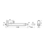 2000N Adjustable Stroke Linear Actuator 36 Inch 900MM With Normally Closed Magnetic Reed Switch (Model 0041734)