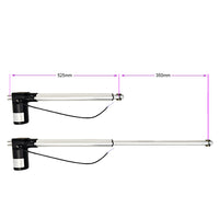 6000N Thrust 14 Inches 350MM Stroke Industrial Linear Actuator Work With DC 12V 24V (Model 0041533)
