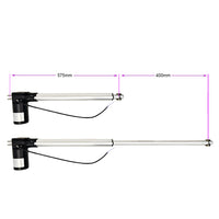 6000N Thrust 16 Inches 400MM Stroke Industrial Linear Actuator Work With DC 12V 24V (Model 0041515)