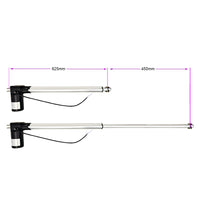 6000N Thrust 18 Inches 450MM Stroke Industrial Linear Actuator Work With DC 12V 24V (Model 0041534)