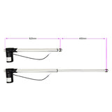 6000N Thrust 18 Inches 450MM Stroke Industrial Linear Actuator Work With DC 12V 24V (Model 0041534)