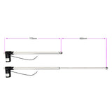 6000N Thrust 24 Inches 600MM Stroke Industrial Linear Actuator Work With DC 12V 24V (Model 0041517)