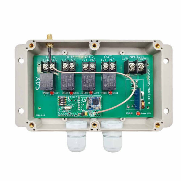 5KM 10A Long Range Radio Controlled Switch DC 10~80V Input & Output ...