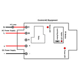 DC 30A Relay Output Radio Transmitter Receiver Kit Activated by Dry Contact (Model 0023010)