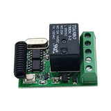 DC 5-12V Wireless Remote Control Small Receiver with 5A Relay Output (Model 0020646)