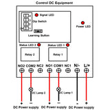 DC 5KM Long Range Wireless Switch System 2 Channels Dry Contact Output (Model 0020687)