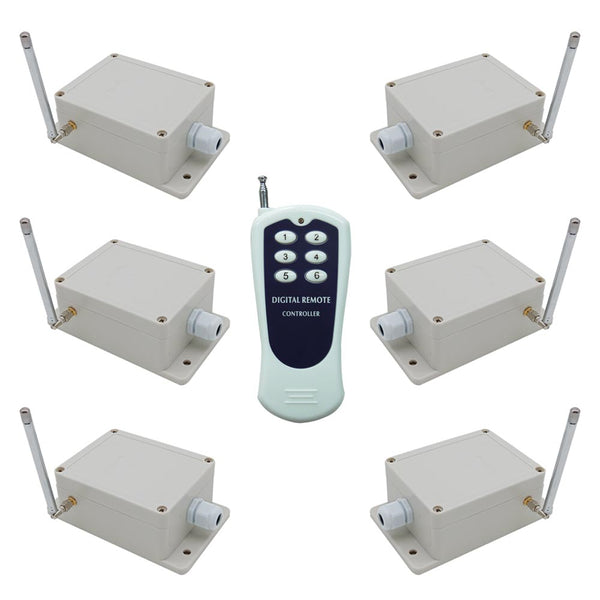 DC Power Supply Wireless Control System 1 Transmitter Control 6 Receivers