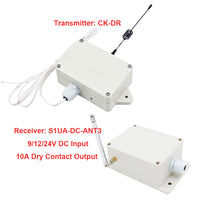 DC Wireless Remote Control Kit with Dry Contact Controlled Relay Output