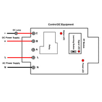 Dry Contact Switch AC 110/120/220V Input Triggered by Dry Contact Signal (Model 0023011)