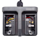 Dual Foot Switch for DC Motors / Electric Linear Actuators with Momentary Mode (Model 0044107)