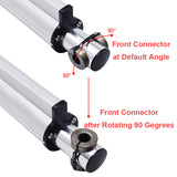 Option of 90° Rotation for Front and Rear Mounting Connector of Linear Actuator B (Model 0044113)