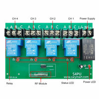 Long Range AC 30A High Power Relay Output Wireless Remote Set (Model 0020450)