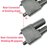 Option of 90° Rotation for Front and Rear Mounting Connector of Linear Actuator C (Model 0044114)