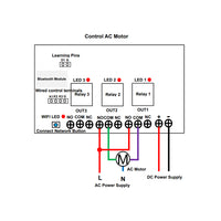 three way wifi intelligent wireless control switch