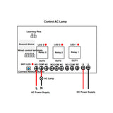 three way wifi intelligent wireless control switch