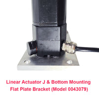 Bottom Mounting Flat Plate Bracket For Waterproof Electric Linear Actuator J (Model 0043079)