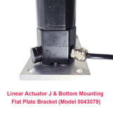 Bottom Mounting Flat Plate Bracket For Waterproof Electric Linear Actuator J (Model 0043079)