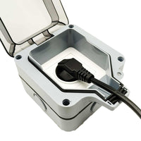 Weatherproof Wireless Outlet Switch Remote Control Outdoor Power Outlet (Model 0020778)