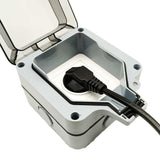 Weatherproof Wireless Outlet Switch Remote Control Outdoor Power Outlet (Model 0020778)