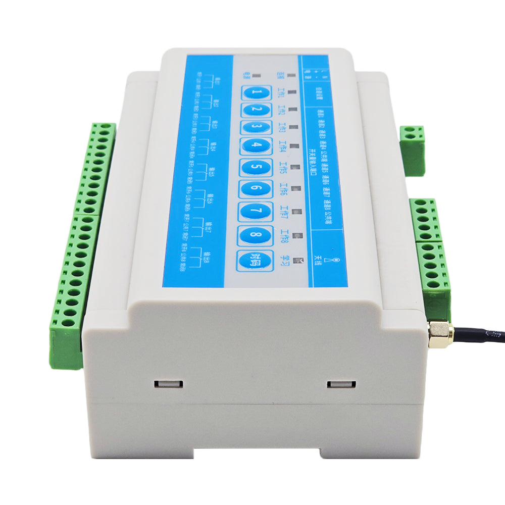 8 CH Wireless Synchronous Switch | 5km Bidirectional Dry Contact Output ...