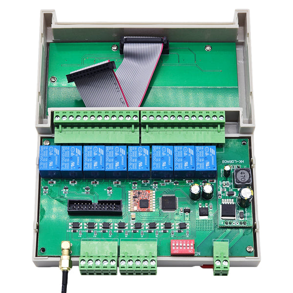 Synchronous Manual Switch 8 CH Wireless Synchronous Switch | 5km Bidirectional Dry Contact Output ...