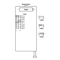 15 Buttons 500M Wireless Remote Control / Transmitter (Model 0021016)