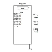 500M 15 Button RF Wireless Remote Control Transmitter CV-15 (Model 0021015)
