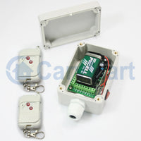 433MHz Waterproof Wireless Remote Switch for Winch Crane Electric Hoist With 2 Remote Control & 1 Receiver (Model 0020035)