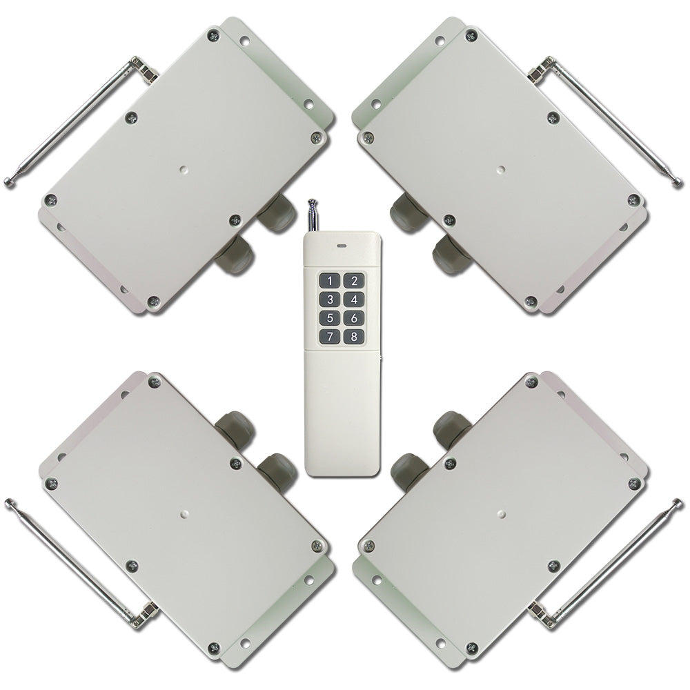 500M AC Wireless Remote Control Kit With 30A Dry Contact Relay Output ...