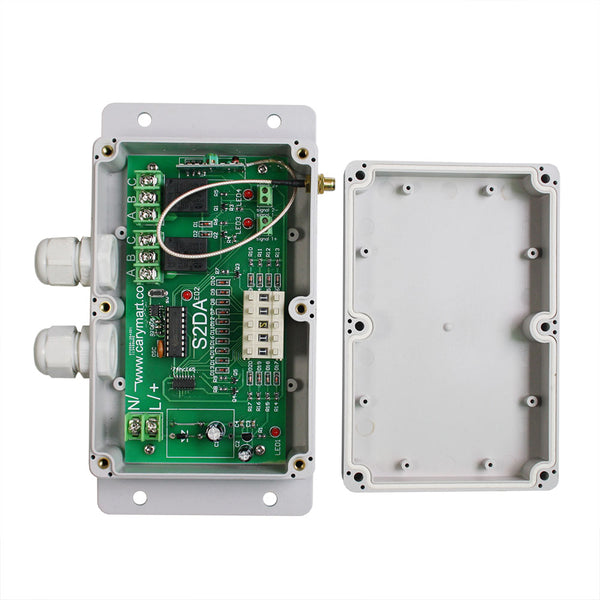 2CH Long Range Wireless Relay Board Receiver Delay Time Adjustable (Mo ...