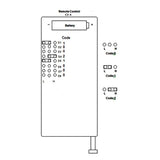 4 Button 500M Wireless Remote Control / Transmitter (Model 0021018)