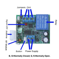 10A DC 6/9/12/24V Wireless Remote Control System---One Transmitter Controls 15 Receivers (Model 0020631)