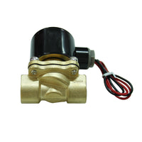 DC / AC Brass NC Electric Solenoid Valve For Gas or Liquid (Model 0022104)