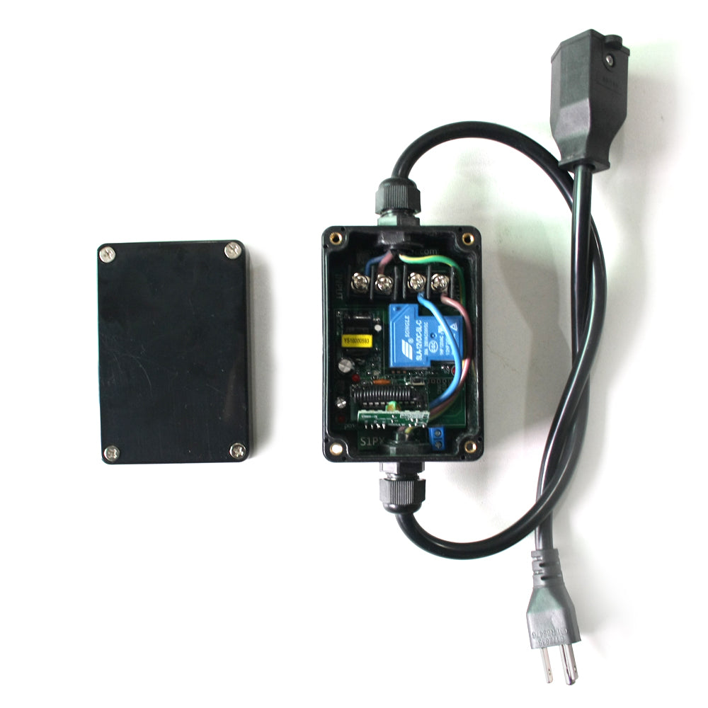 Remote Control Plug In Switch 15A AC 120V Remote Control Switch for Outlet with US Standard Plug ...