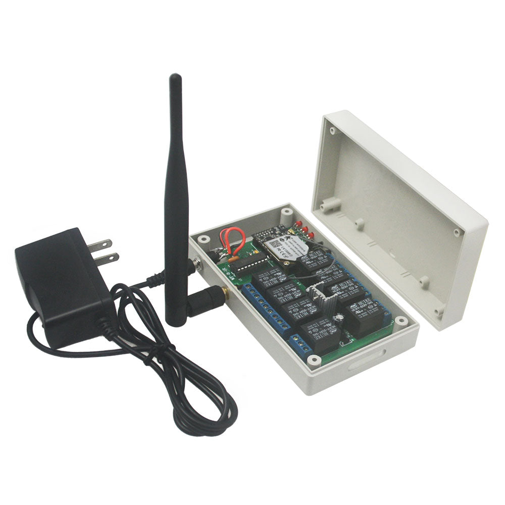 8 Channels Relay Output Wireless WIFI Remote Switch For Android or iOS ...