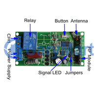 1 Way AC Power Anti-interference Remote Receiver Device Stand Up Magnetic Design (Model 0020632)