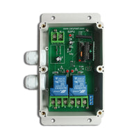 2 Way 500M DC Wireless Remote Control Receiver With 30A Dry Contact Relay Output (Model 0020742)
