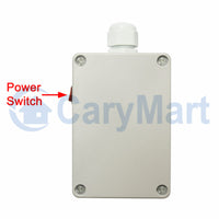 433MHz Waterproof Wireless Remote Switch for Winch Crane Electric Hoist With 2 Remote Control & 1 Receiver (Model 0020035)
