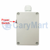 433MHz Waterproof Wireless Remote Switch for Winch Crane Electric Hoist With 2 Remote Control & 1 Receiver (Model 0020035)