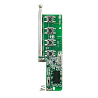 Wall Mounted Support 4 Buttons 500M RF Remote Control / Transmitter (Model 0021042)