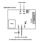 10A DC 6/9/12/24V Wireless Remote Control System---One Transmitter Controls 15 Receivers (Model 0020631)