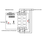 4Way 10A Max Load Dry Contact Output Radio Remote Control System (Model 0020384)