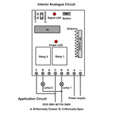 Long Distance 2Way DC Power Self-locking RF Wireless Remote System With NO/NC Dry Contact (Model 0020270)