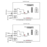 1ch AC220V radio receiver / controller with more 30A / High Power - Adjustable time delay+Antenna (Model 0020656)