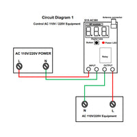AC 75~400V Wireless Transmitter Receiver Kit Control AC 220V 380V Equipment (Model 0020069)