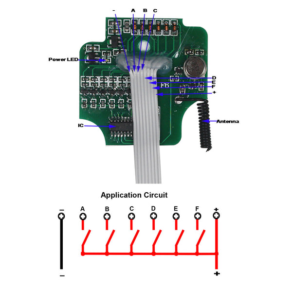 6 Channels DC Power Light / Signal Wireless Synchronization System ...