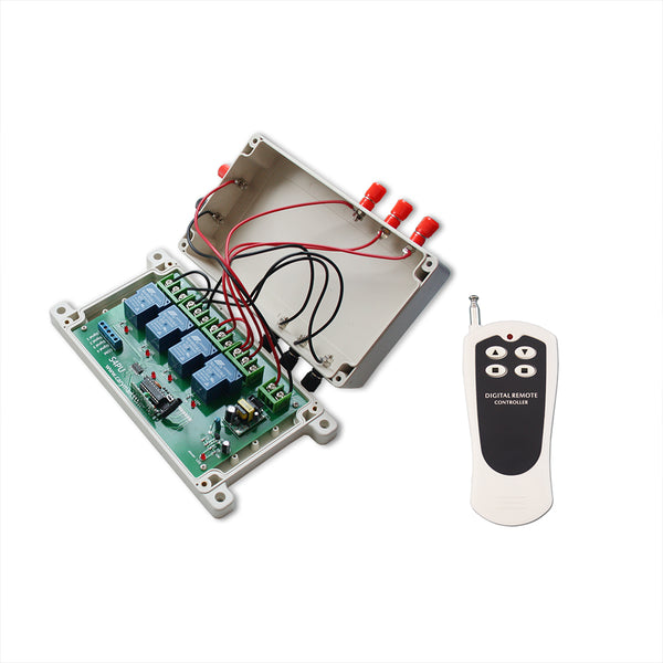 AC Power Double Pole Double Throw Switch With Wireless Remote Control