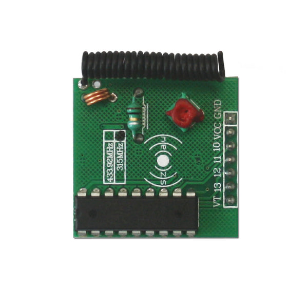 Wireless Receiver Module 4 Channel High Level Output Super Regeneration RF Wireless Receiver Mo ...