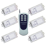 6 CH Remote Control 6 Single Channel Receivers RF System With AC Output